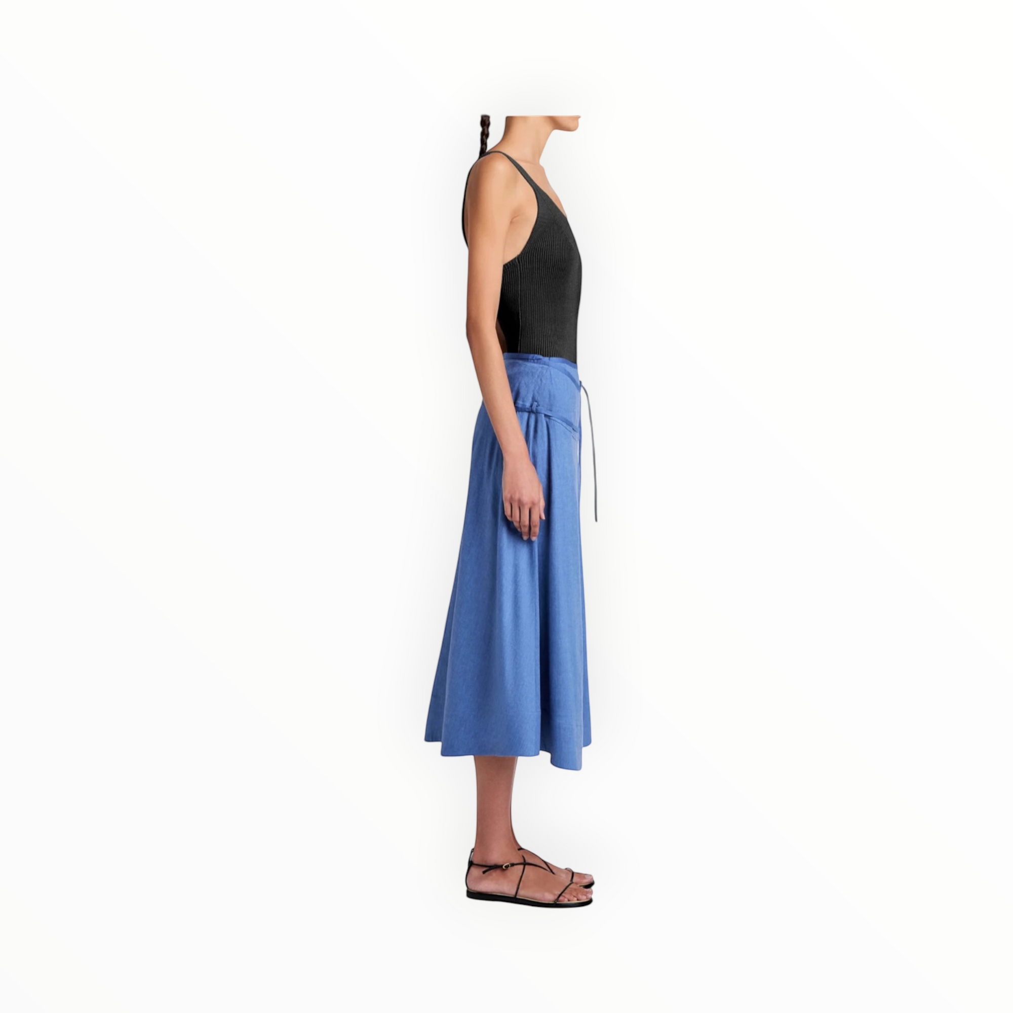 Proenza Schouler White Label Jovie Wrap Skirt - Denim