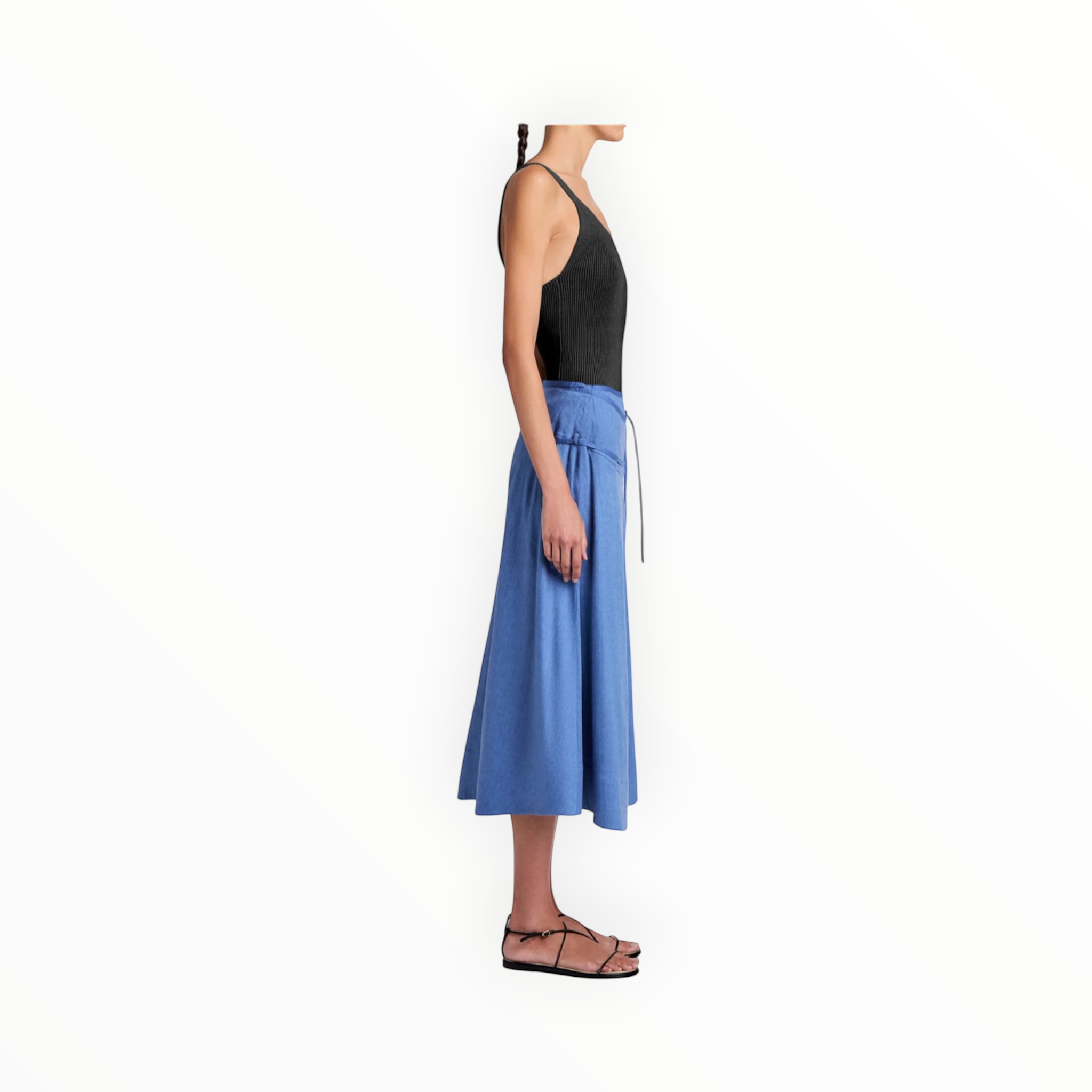 Proenza Schouler White Label Jovie Wrap Skirt - Denim