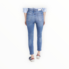 Re/Done The 90s High Rise Ankle - Aged Indigo