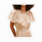The Great. The Creek Dress - Cream Mini Wildflower