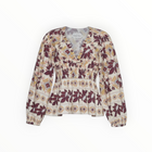 Cara Cara Emmery Top - Retro Floral Turtledove