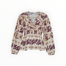 Cara Cara Emmery Top - Retro Floral Turtledove