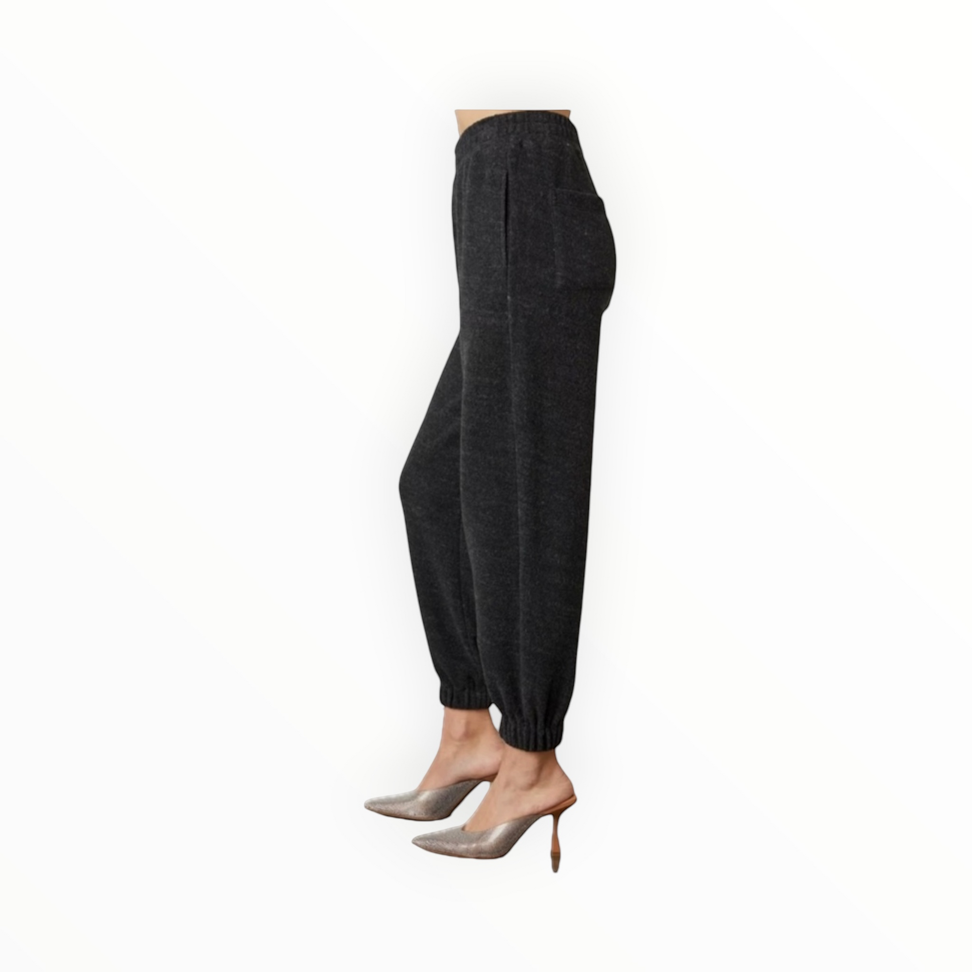 Velvet by Graham & Spencer Brookie Fleece Jogger - Charcoal