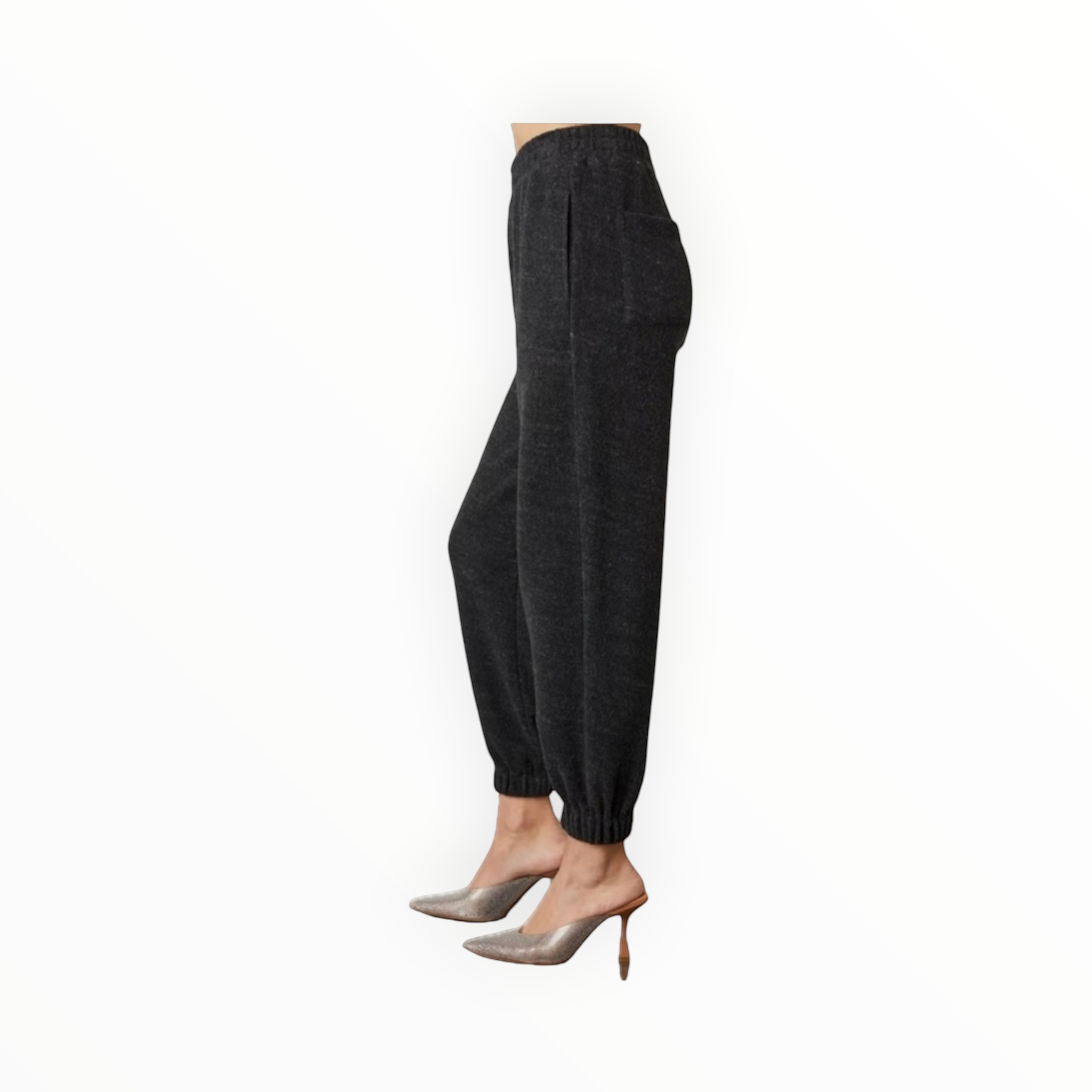 Velvet by Graham & Spencer Brookie Fleece Jogger - Charcoal
