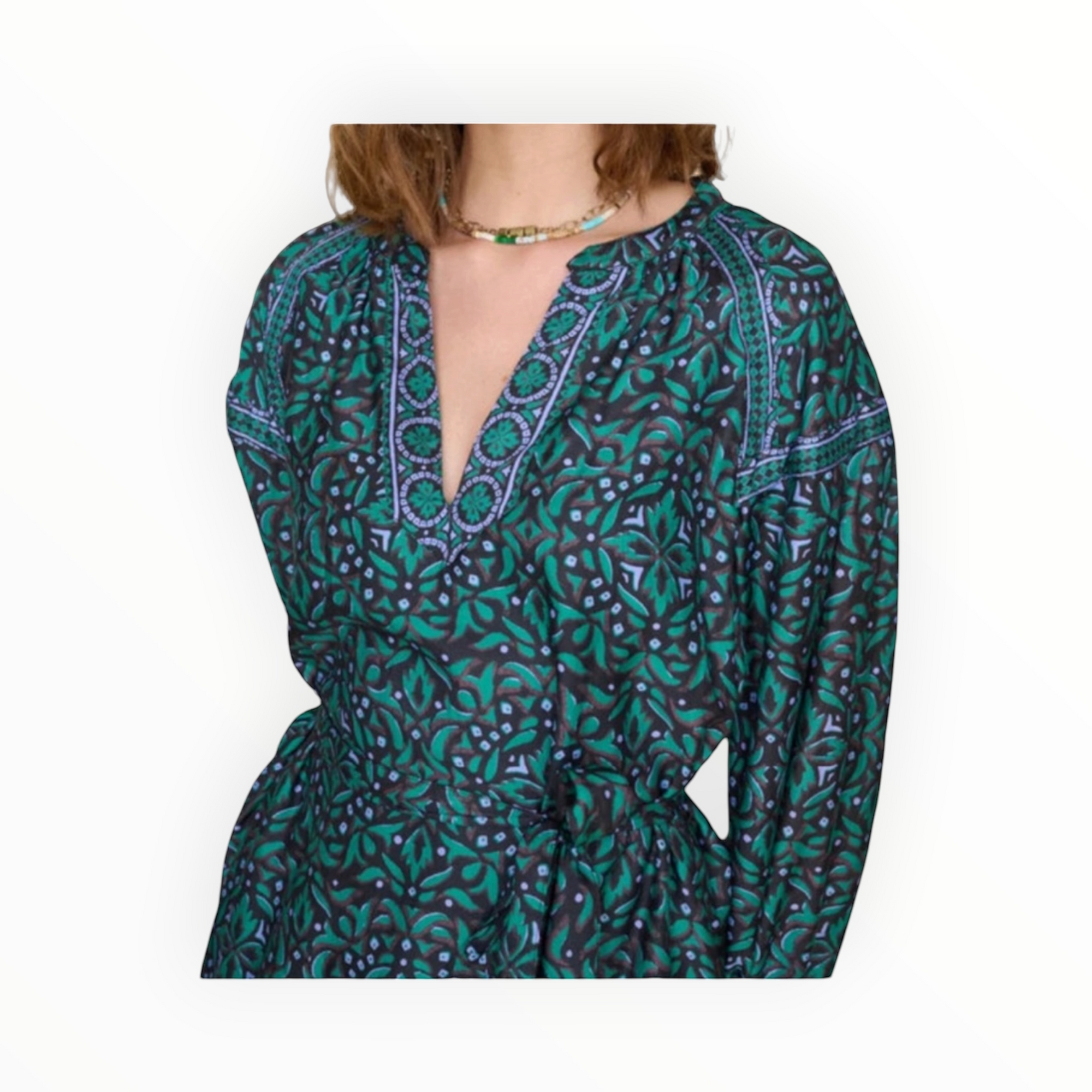 Xirena Isobel Dress - Green Smoke