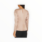 Frame Draped Femme Blouse - Mocha