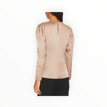 Frame Draped Femme Blouse - Mocha