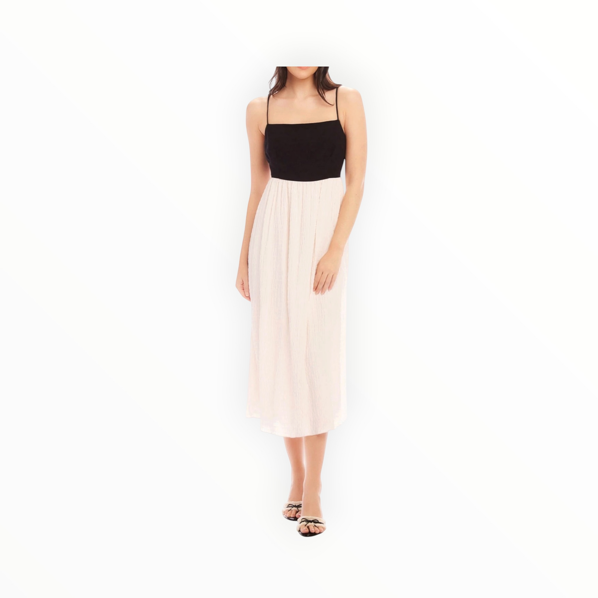 Fifteen Twenty Anetta Dress - Cream/Black