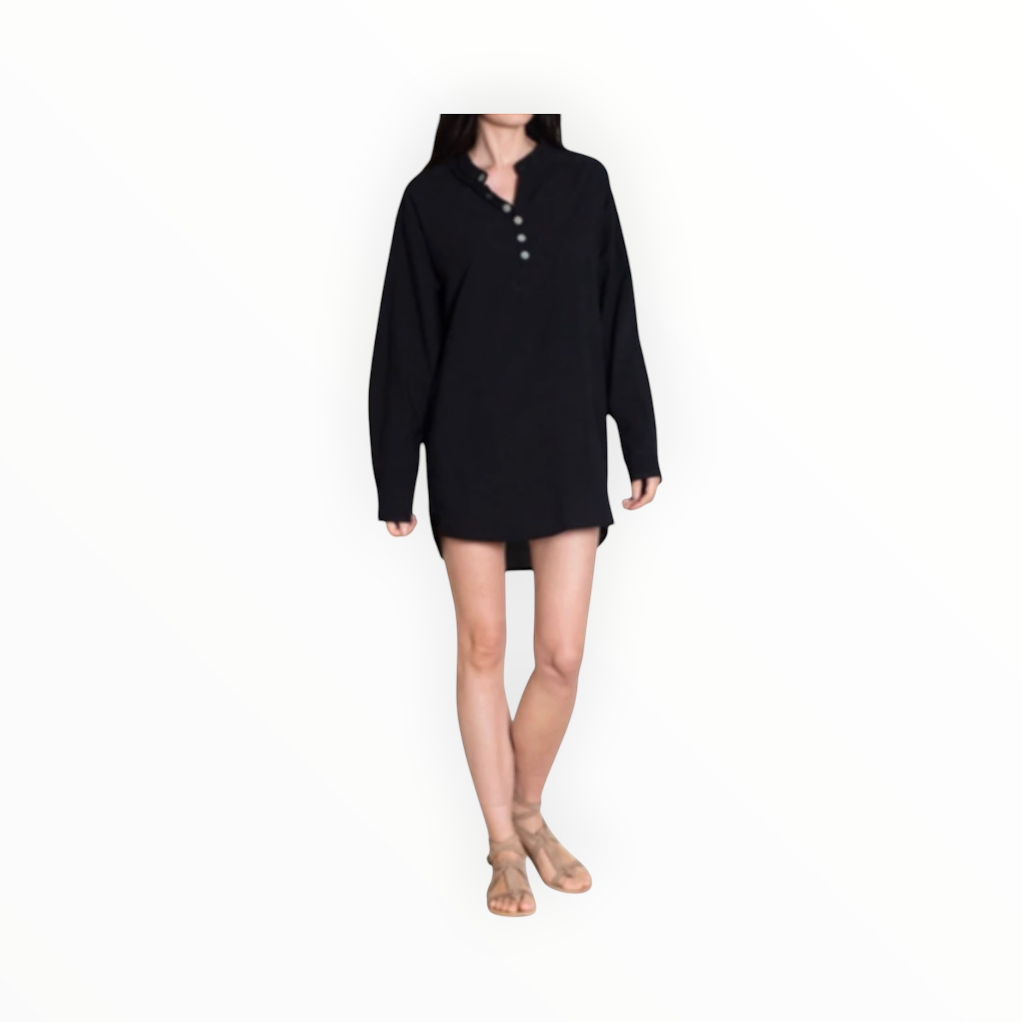 Natalie Martin Apres Swim Shirt - Black