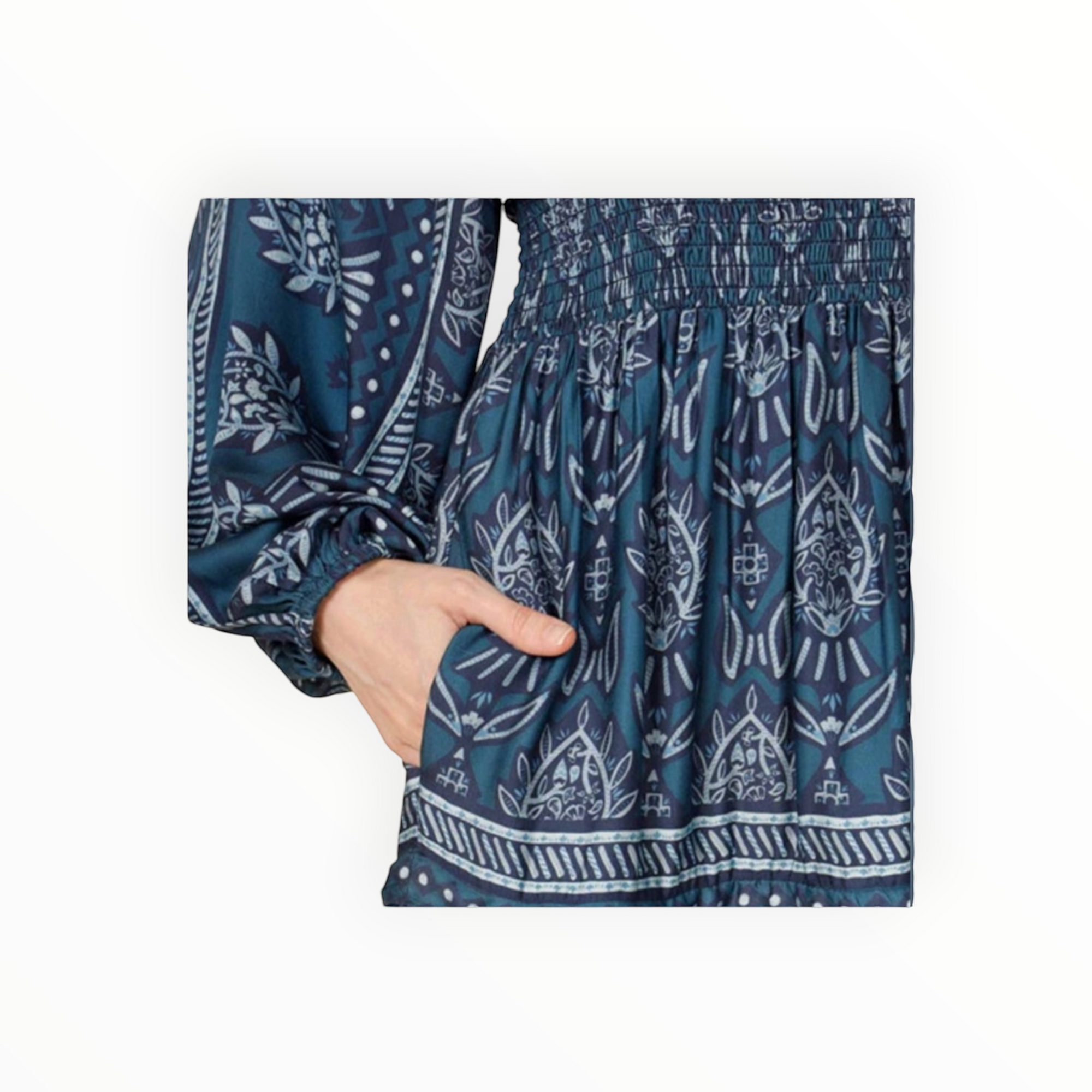Omika Monica Midi Dress - Siya Aegean