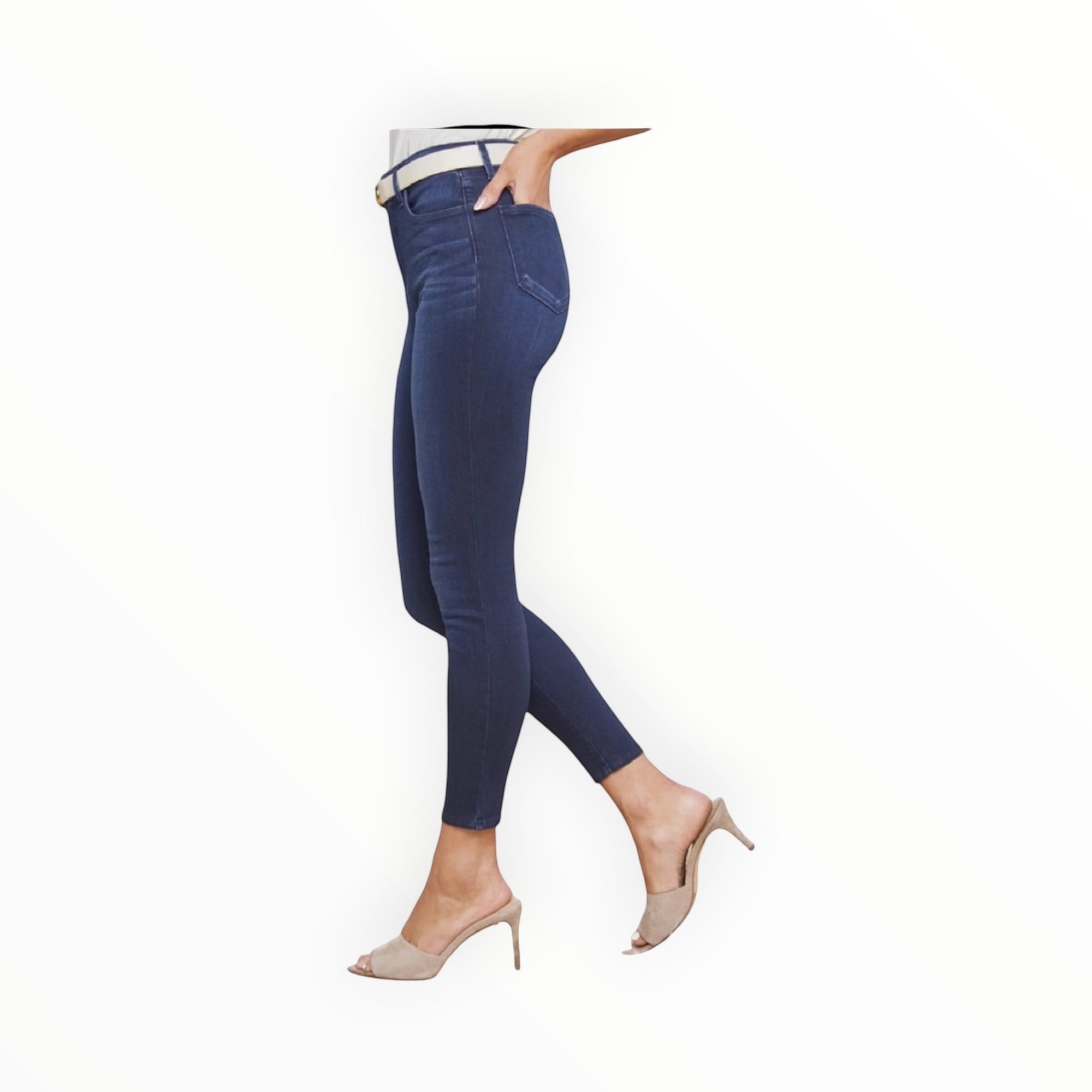 L’Agence Margot High Rise Skinny - Sea Blue
