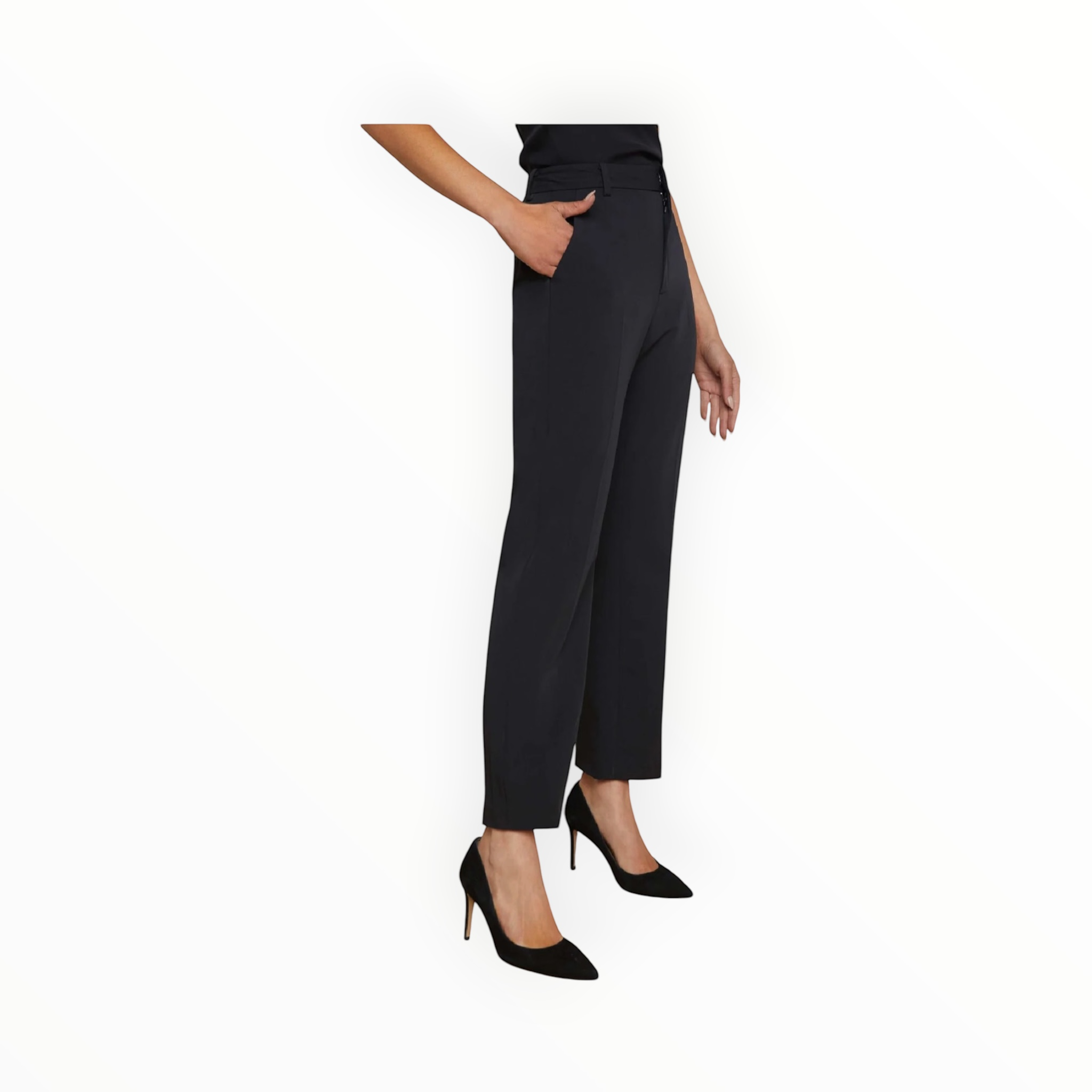 L’Agence Enola Cigarette Pant - Black