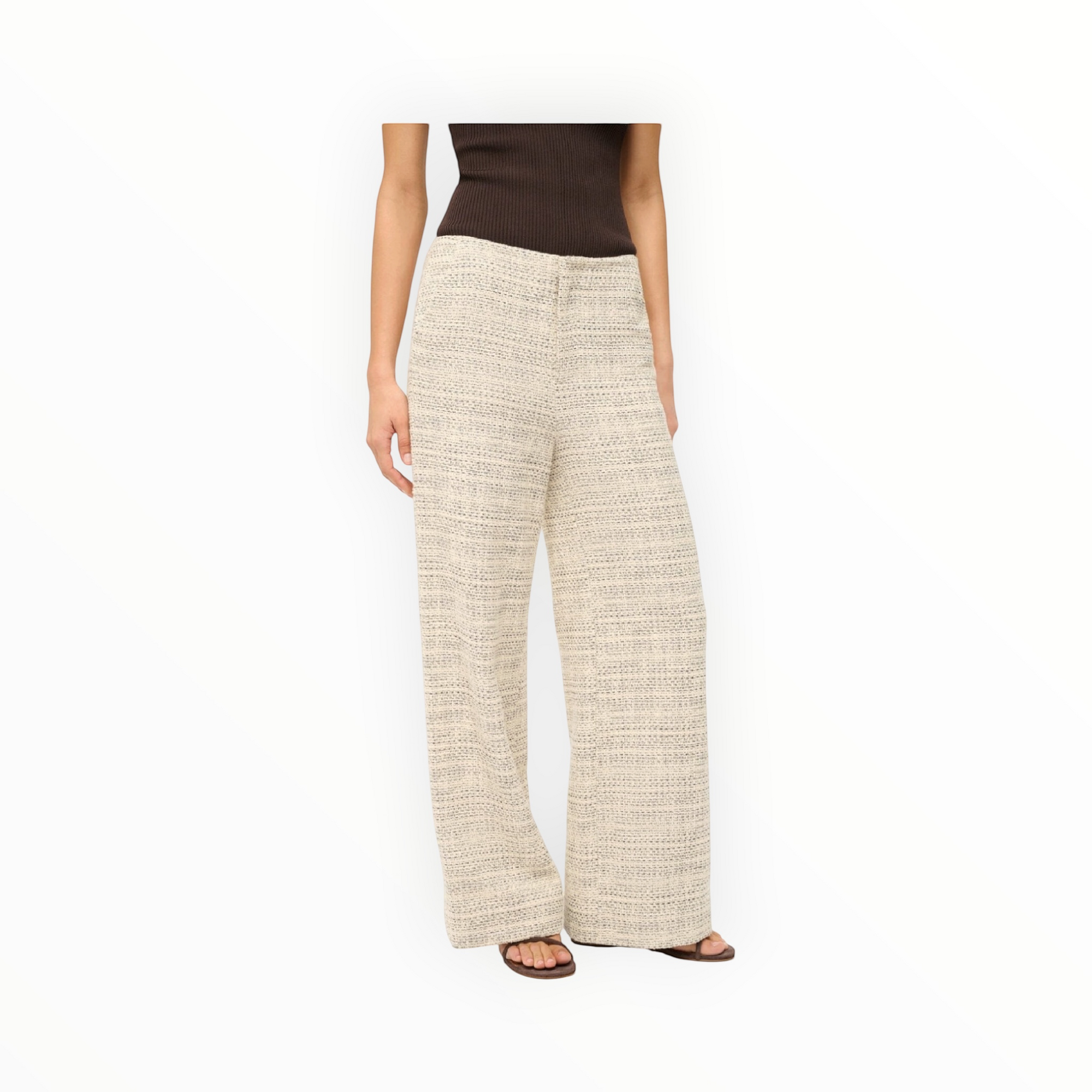 STAUD Lilia Pant - Ivory Multi