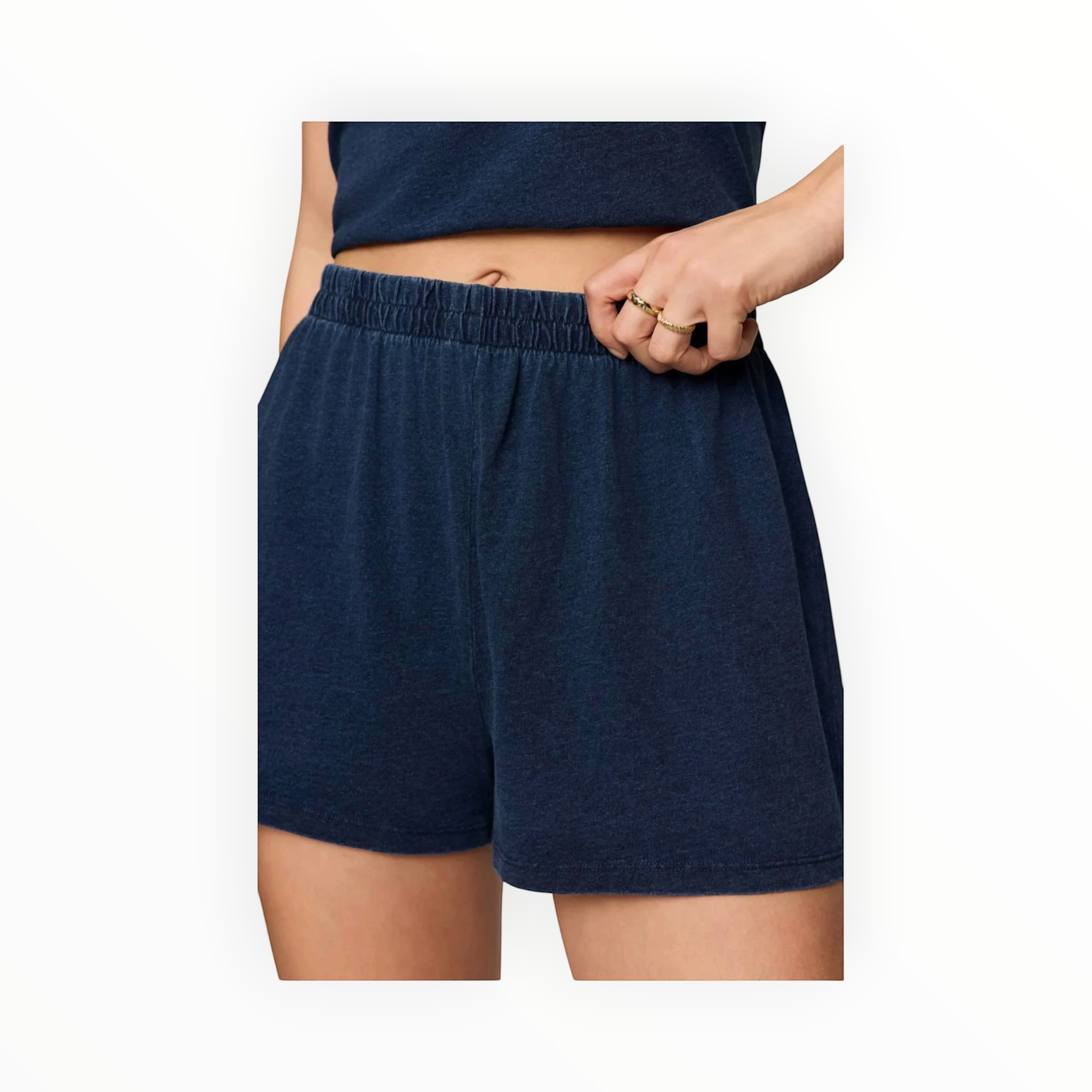 Z Supply Scout Jersey Denim Short - Indigo