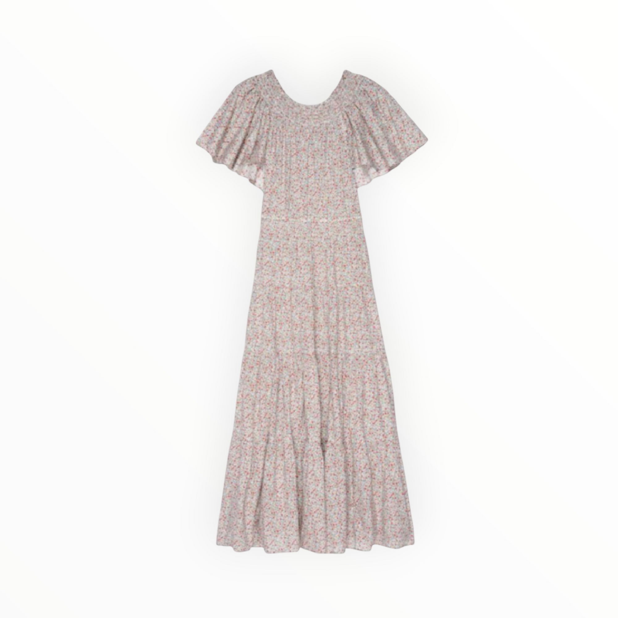 The Great. The Creek Dress - Cream Mini Wildflower