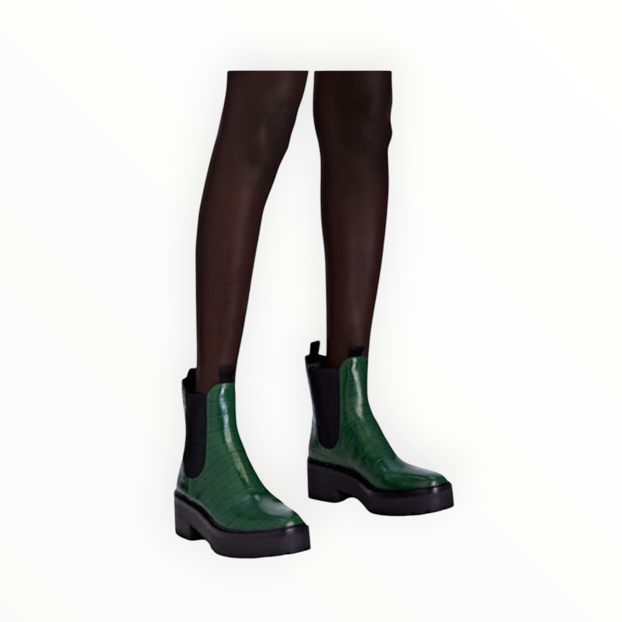Loeffler Randall Reggie Chelsea Boot - Bottle Green