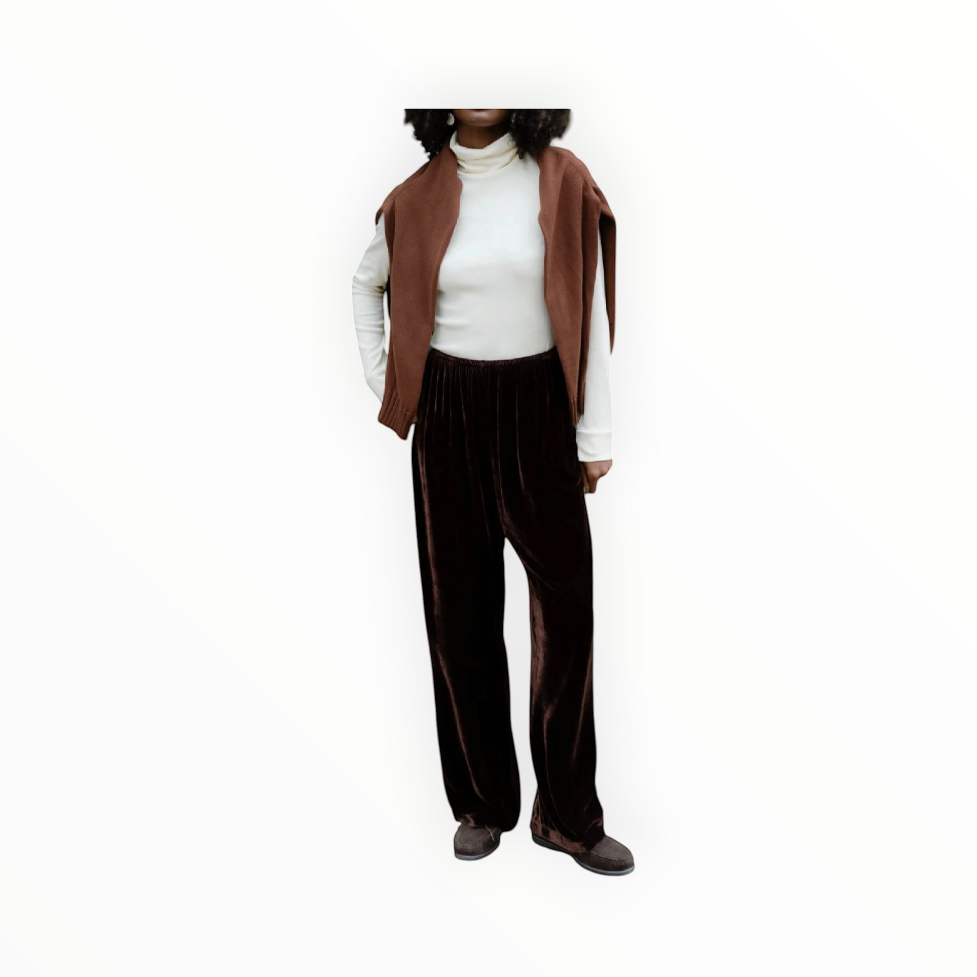 DONNI. The Baby Rib Turtleneck - Powder