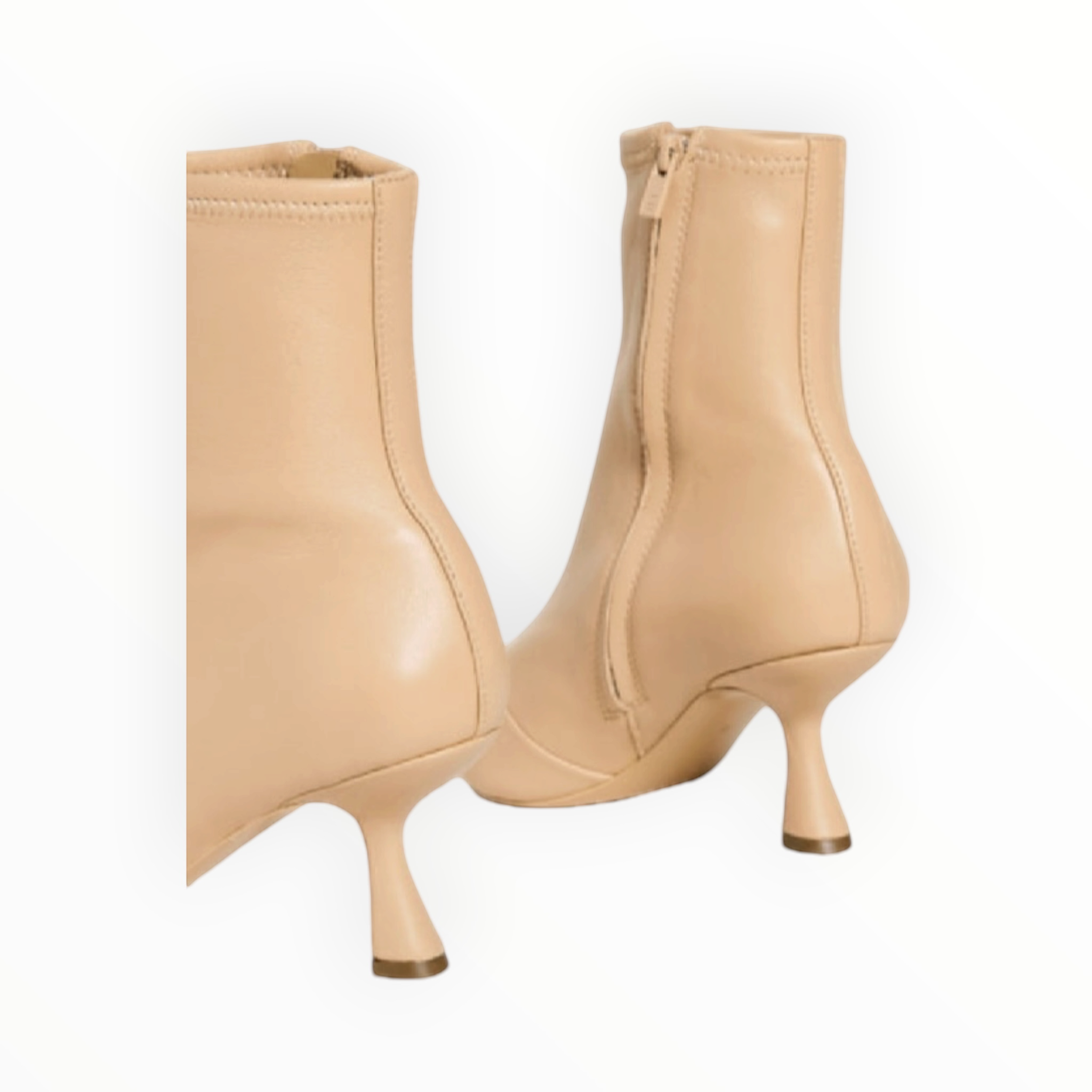 Loeffler Randall Thandy Curved Boot - Bisque