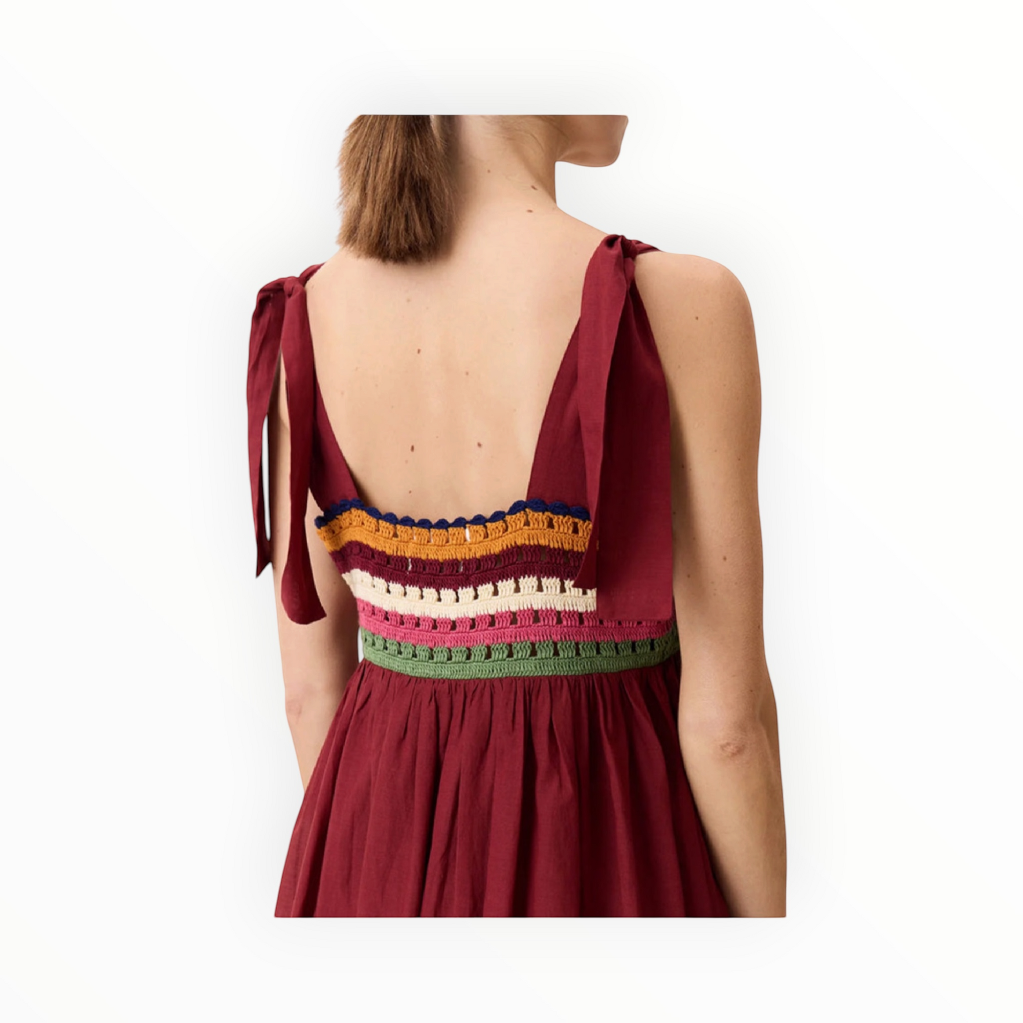 Leon & Harper Ricq Crochet Tomato Dress