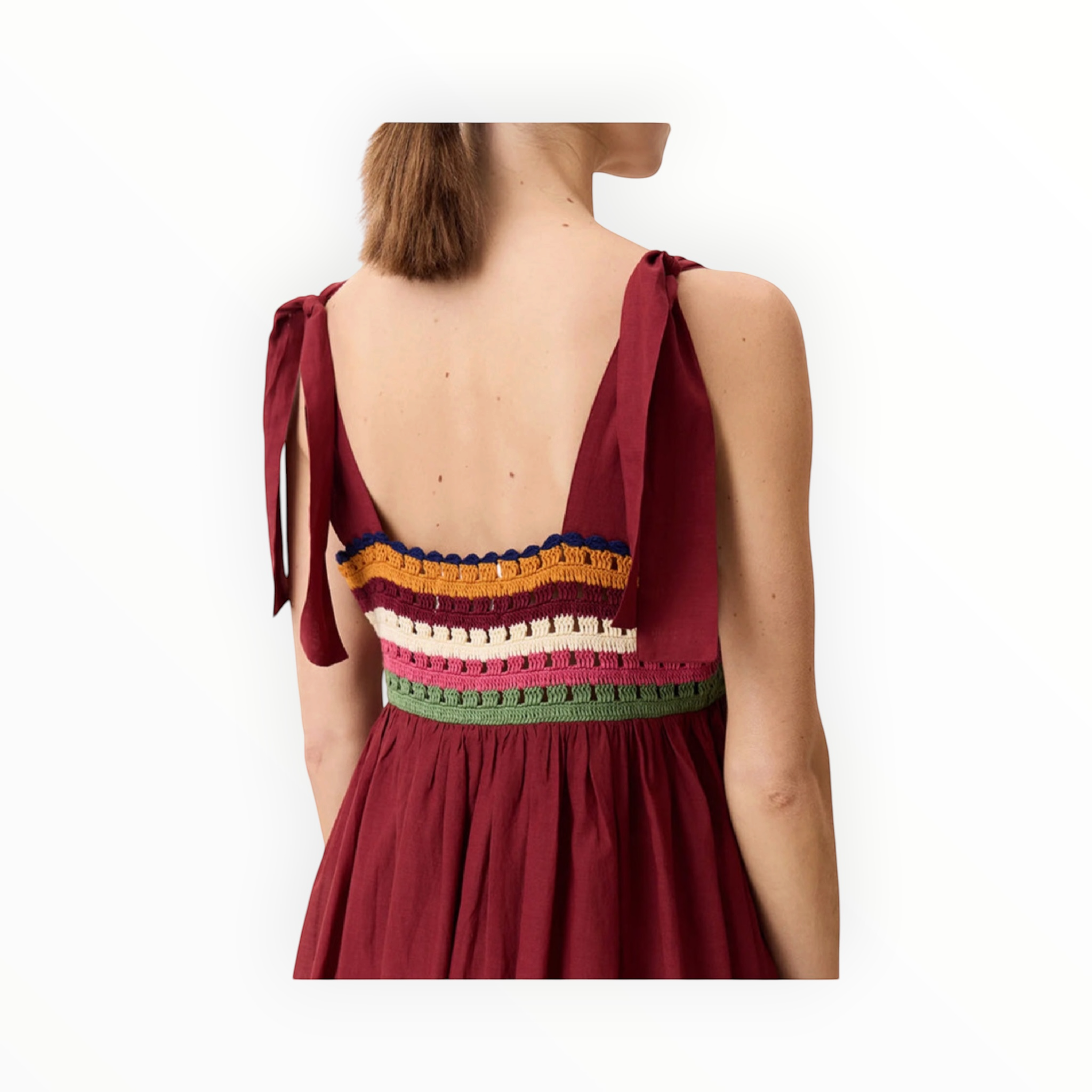 Leon & Harper Ricq Crochet Tomato Dress