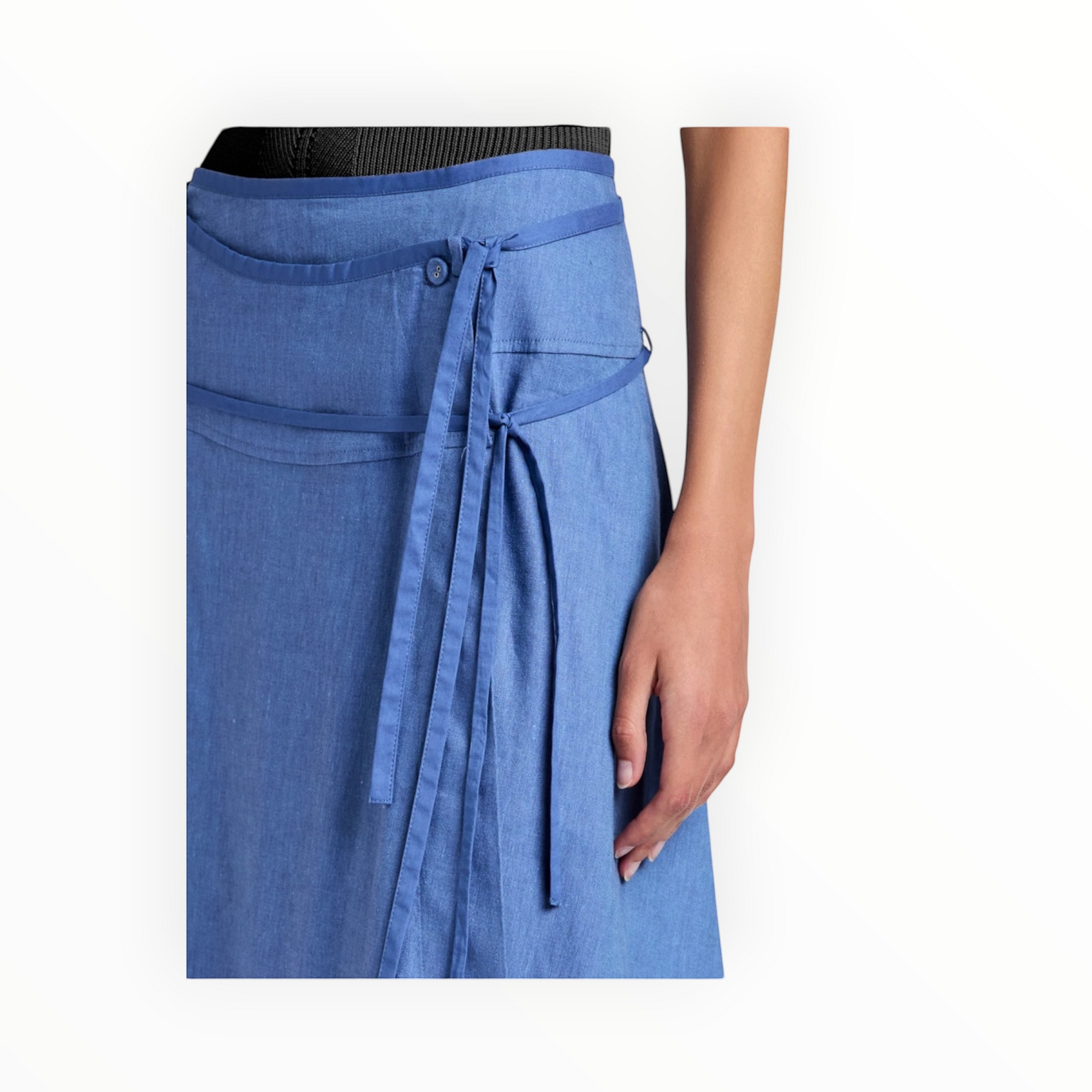 Proenza Schouler White Label Jovie Wrap Skirt - Denim