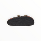 Claris Virot Odette Sandals - Black Python W/Silver Studs