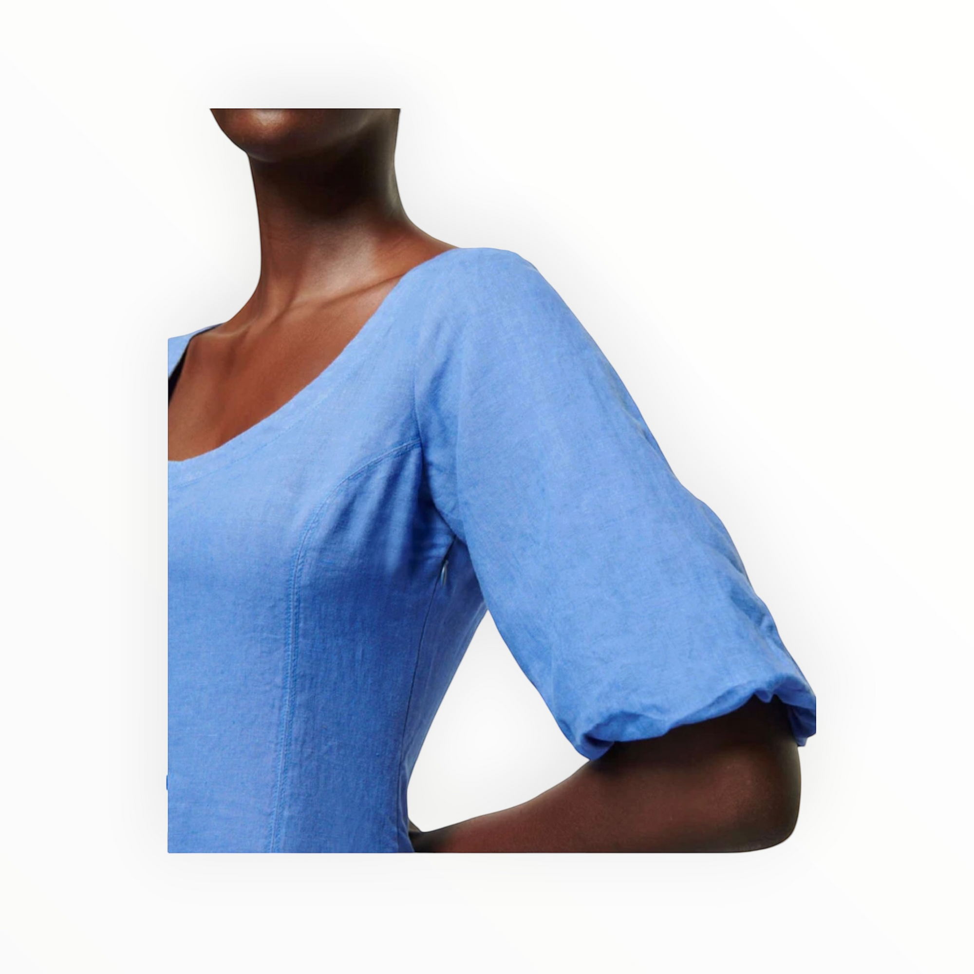 Nation Ltd Narda Dress - Wedgewood
