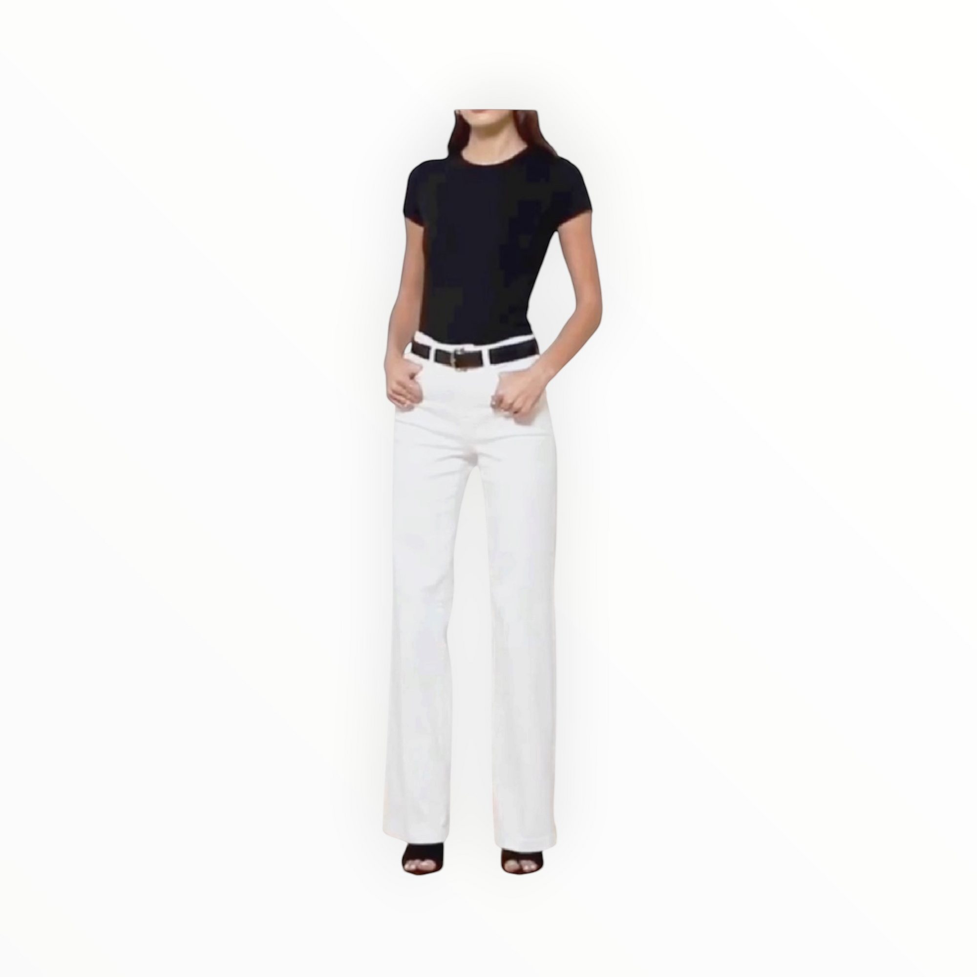 L’Agence Clayton Wide-Leg Jean - Blanc