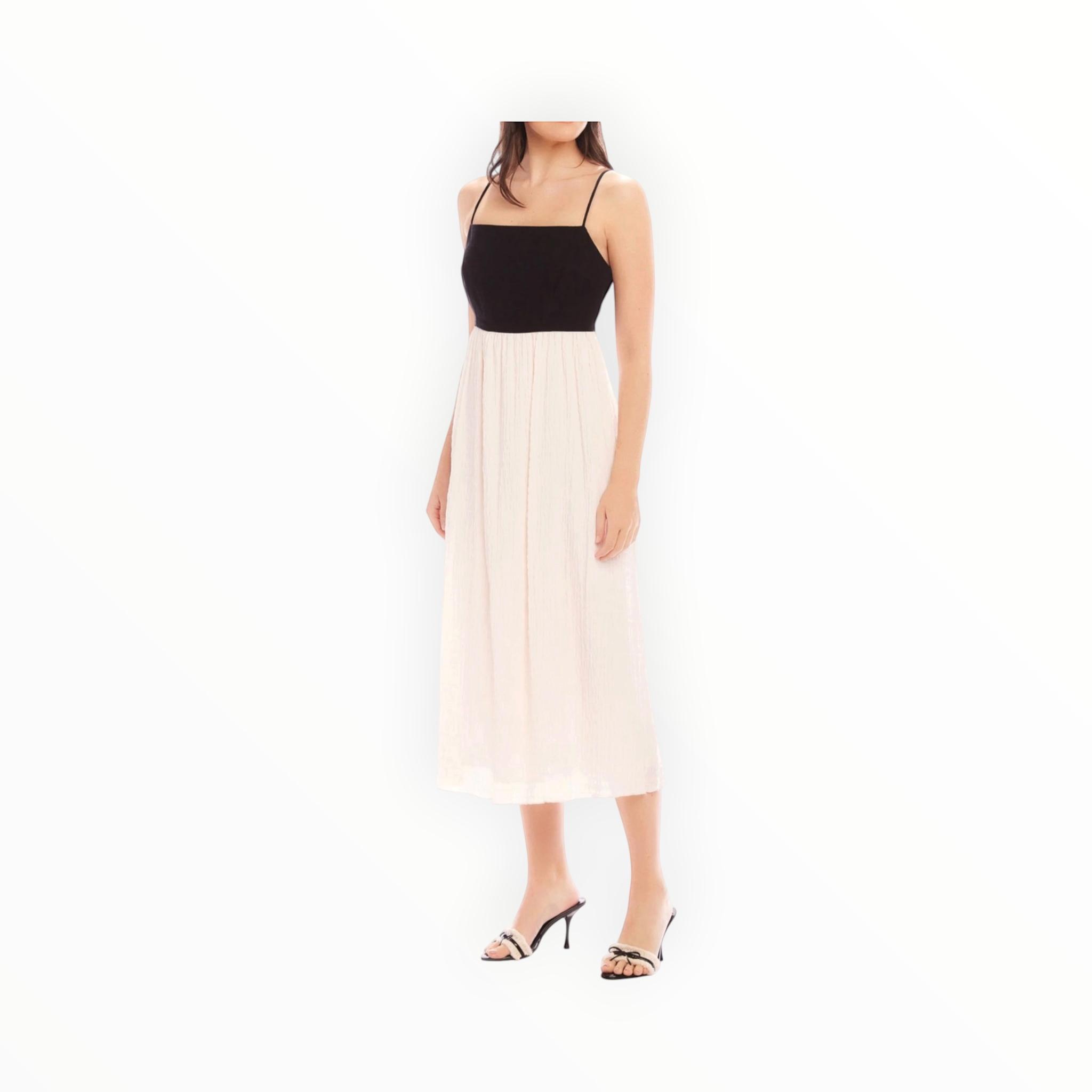 Fifteen Twenty Anetta Dress - Cream/Black