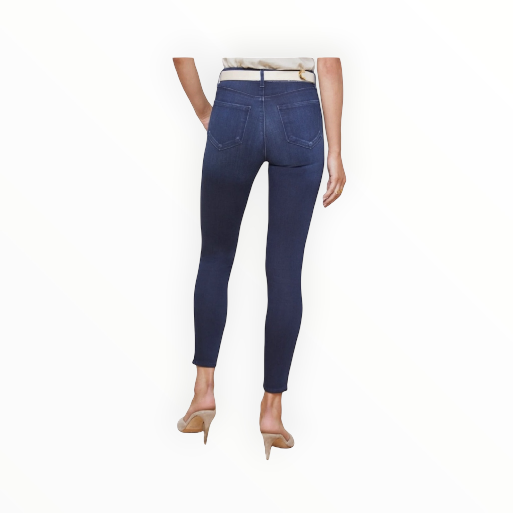 L’Agence Margot High Rise Skinny - Sea Blue