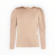 Frame Draped Femme Blouse - Mocha