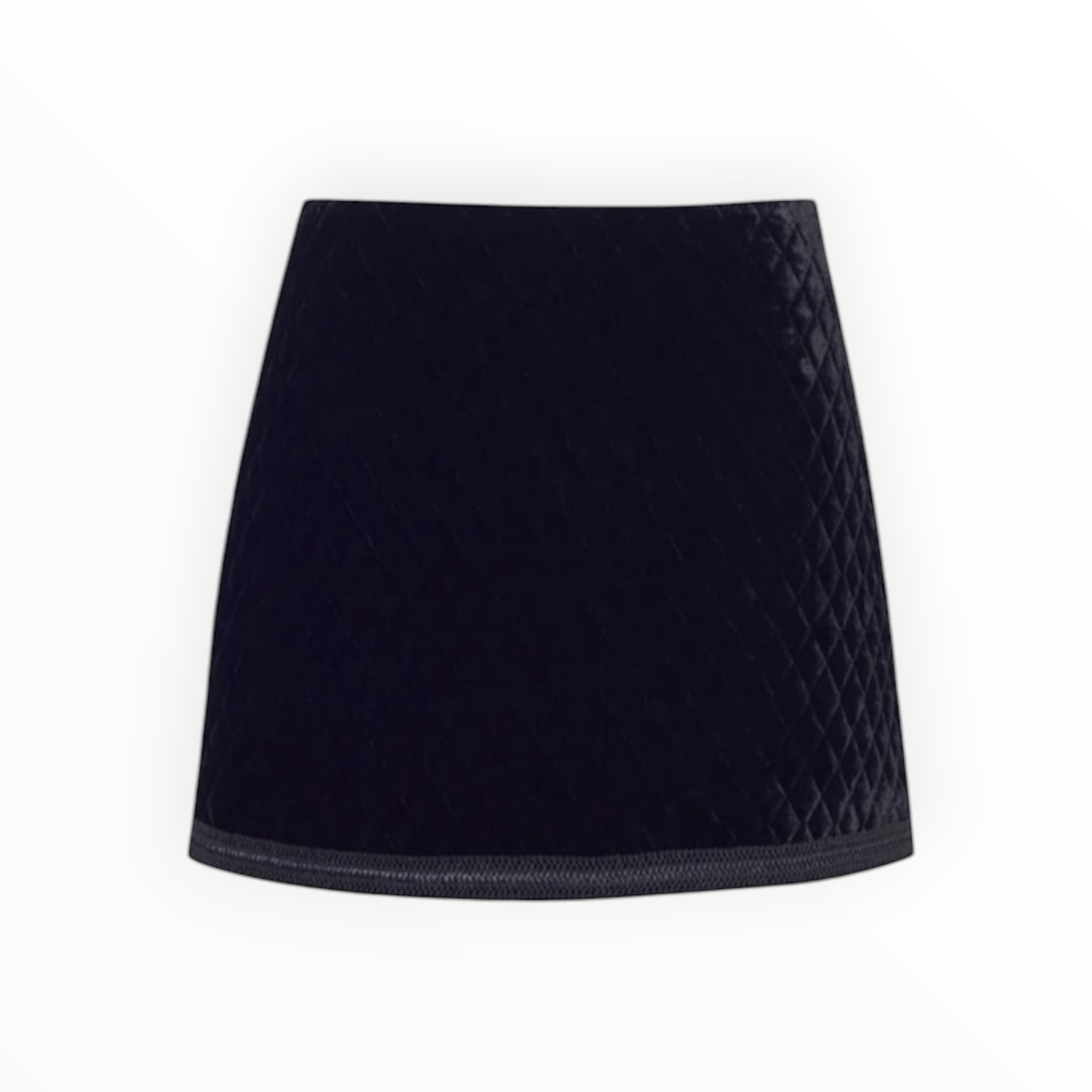 Cara Cara Velvet Chrissy Skirt -  Black