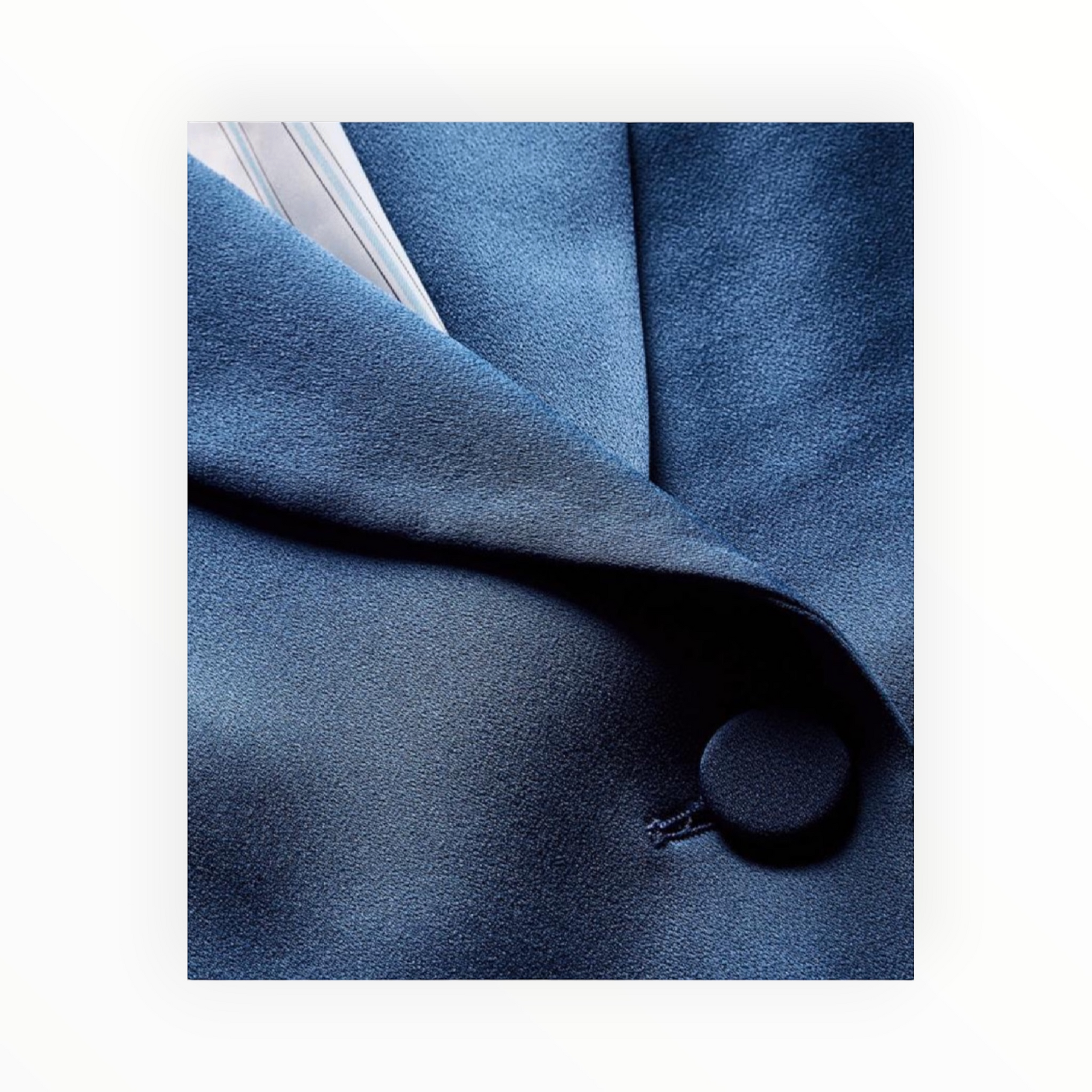 Veronica Beard Long and Lean Dickey Jacket - Blue Stone