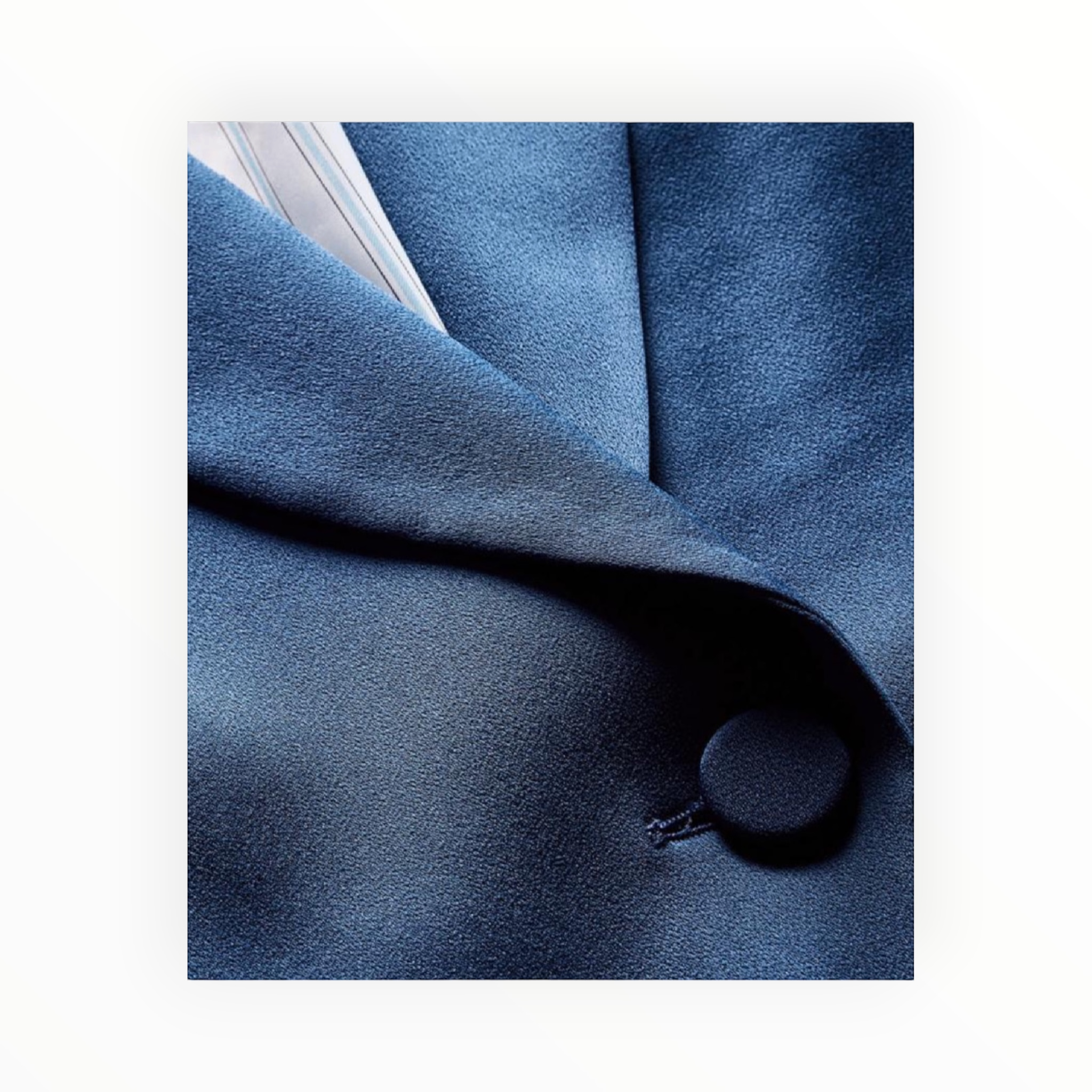 Veronica Beard Long and Lean Dickey Jacket - Blue Stone
