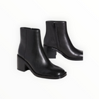 Loeffler Randall Blakely Square Toe Mid Heel Boot - Black