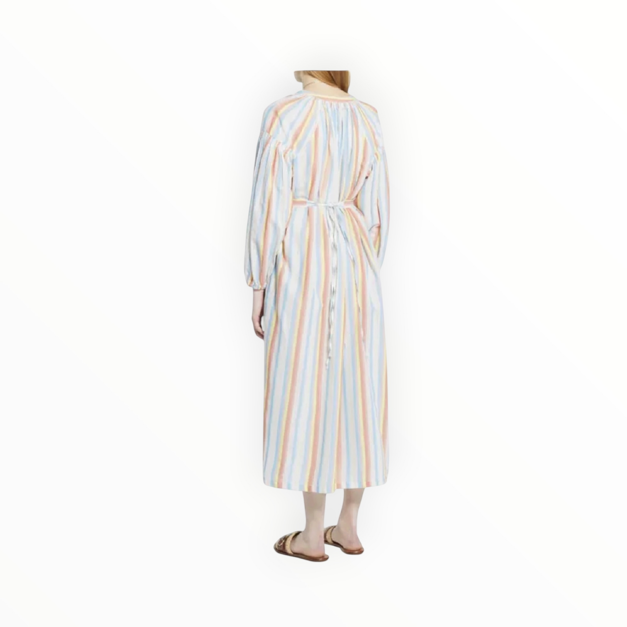 Vanessa Bruno Nazaria Striped Midi Dress