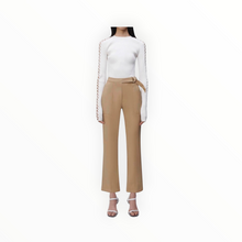 Jonathan Simkhai Baxter Vegan Leather Pant - Camel