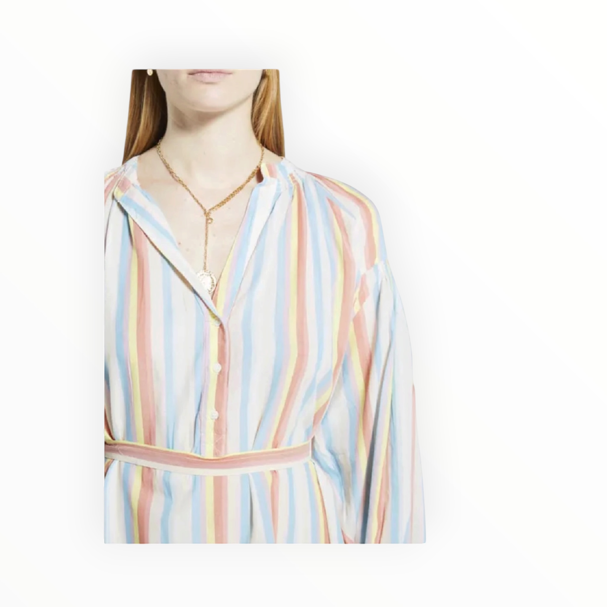 Vanessa Bruno Nazaria Striped Midi Dress