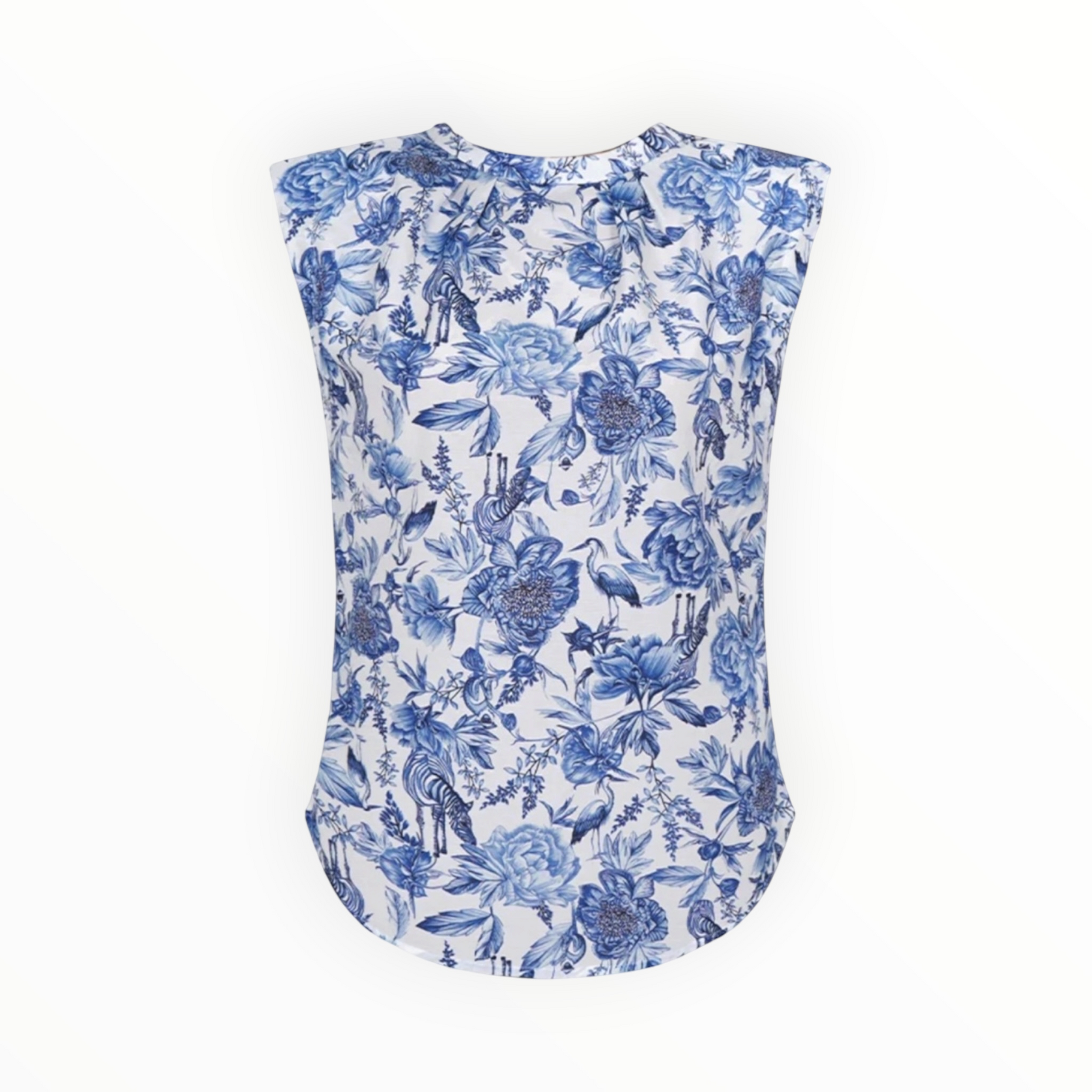 Aqua Blu Australia Azalea Klara Top - Blue/White
