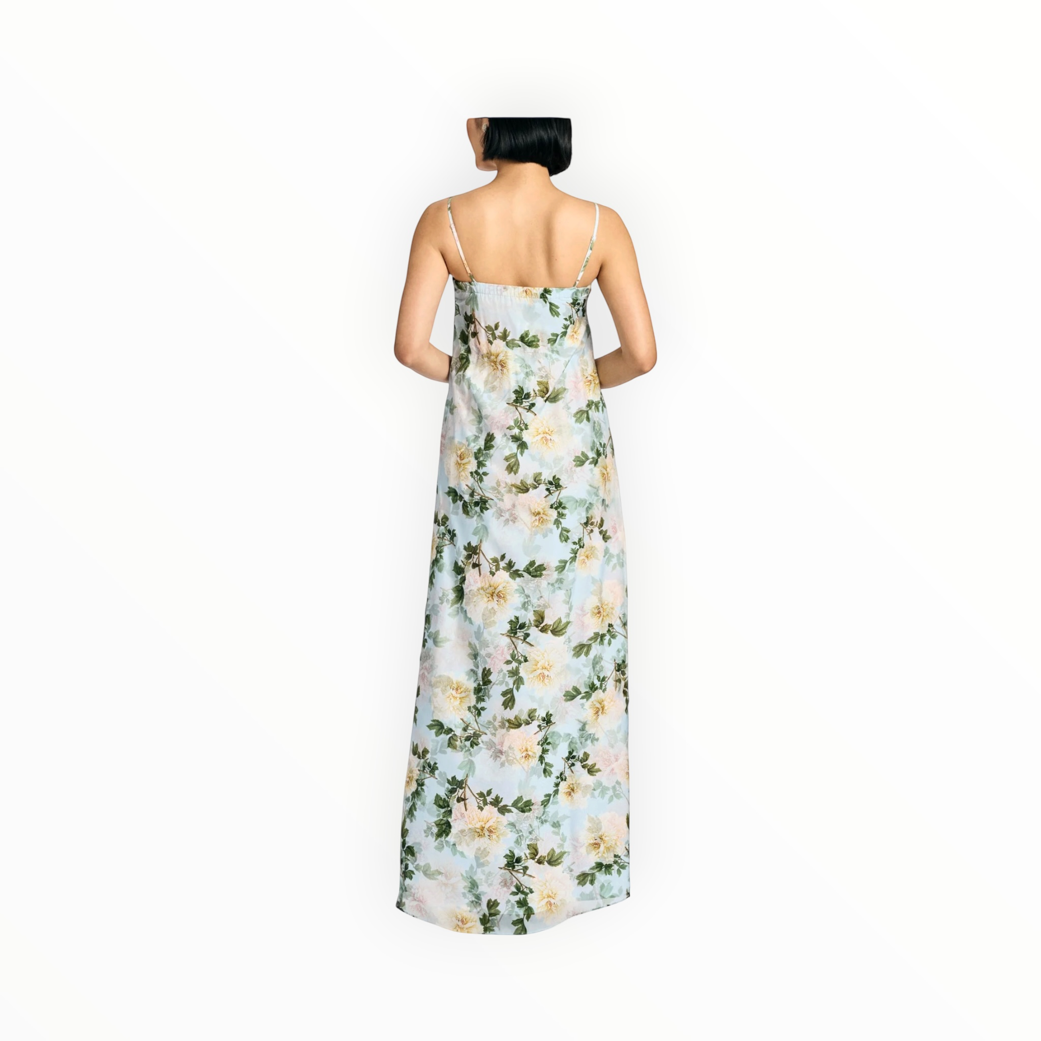 Sachin & Babi Shelby Gown - Cloud Blue Peony