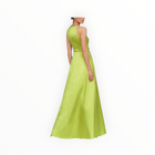 THEIA Minta Mikado Halter Gown - Herbal Drift