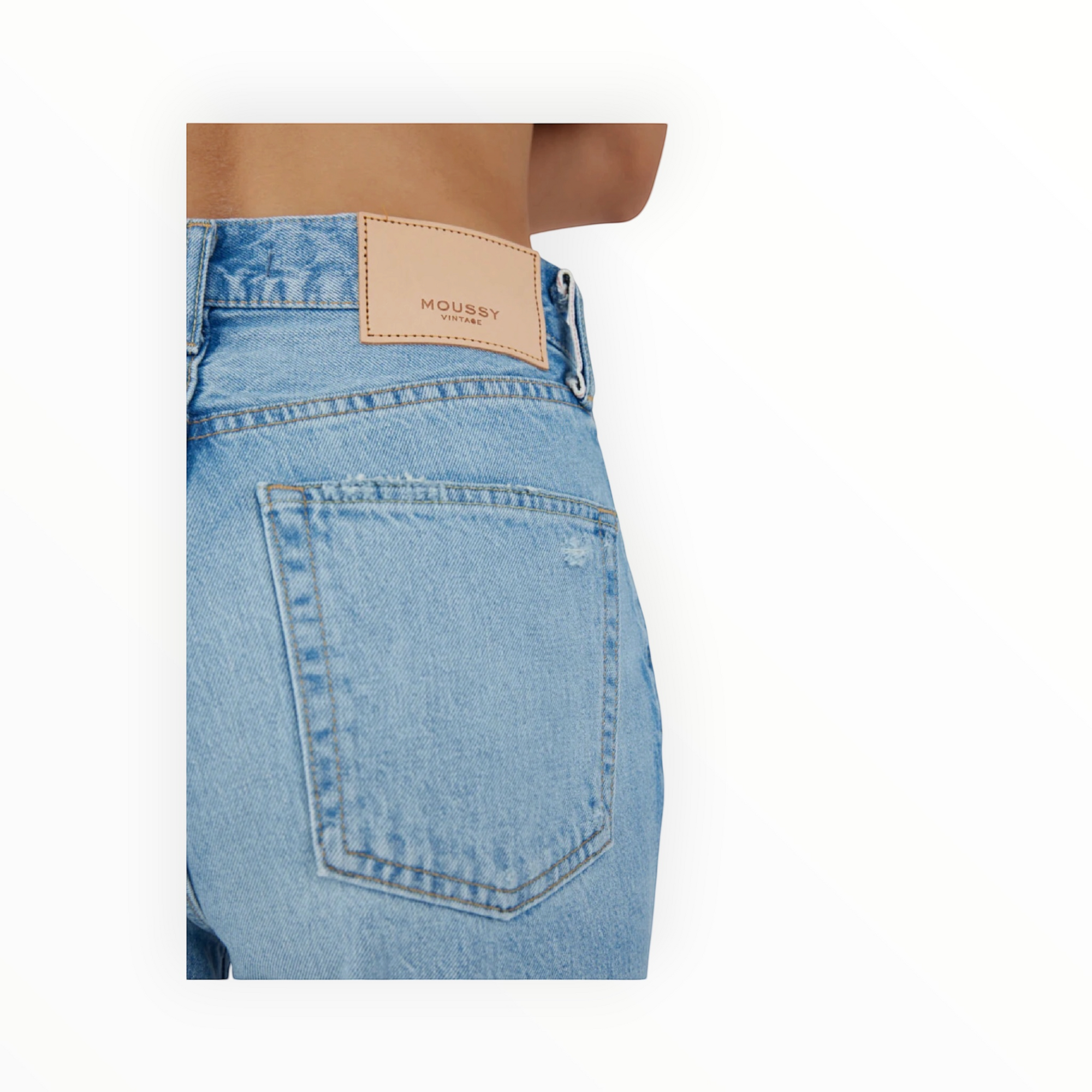 Moussy Vintage Cliffdale Straight- 111 Light Blue