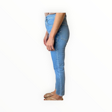 Re/Done 90s Ultra High Rise Ankle Crop - Blue Stone