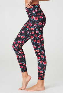 Onzie High Rise Leggings – Midnight Roses