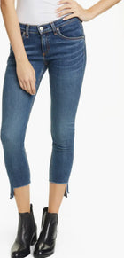 rag & bone Cate Step Hem Ankle Skinny Jeans - Hampton