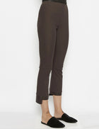 Elaine Kim Olga Flare Pant in Tech Stretch - Mocha