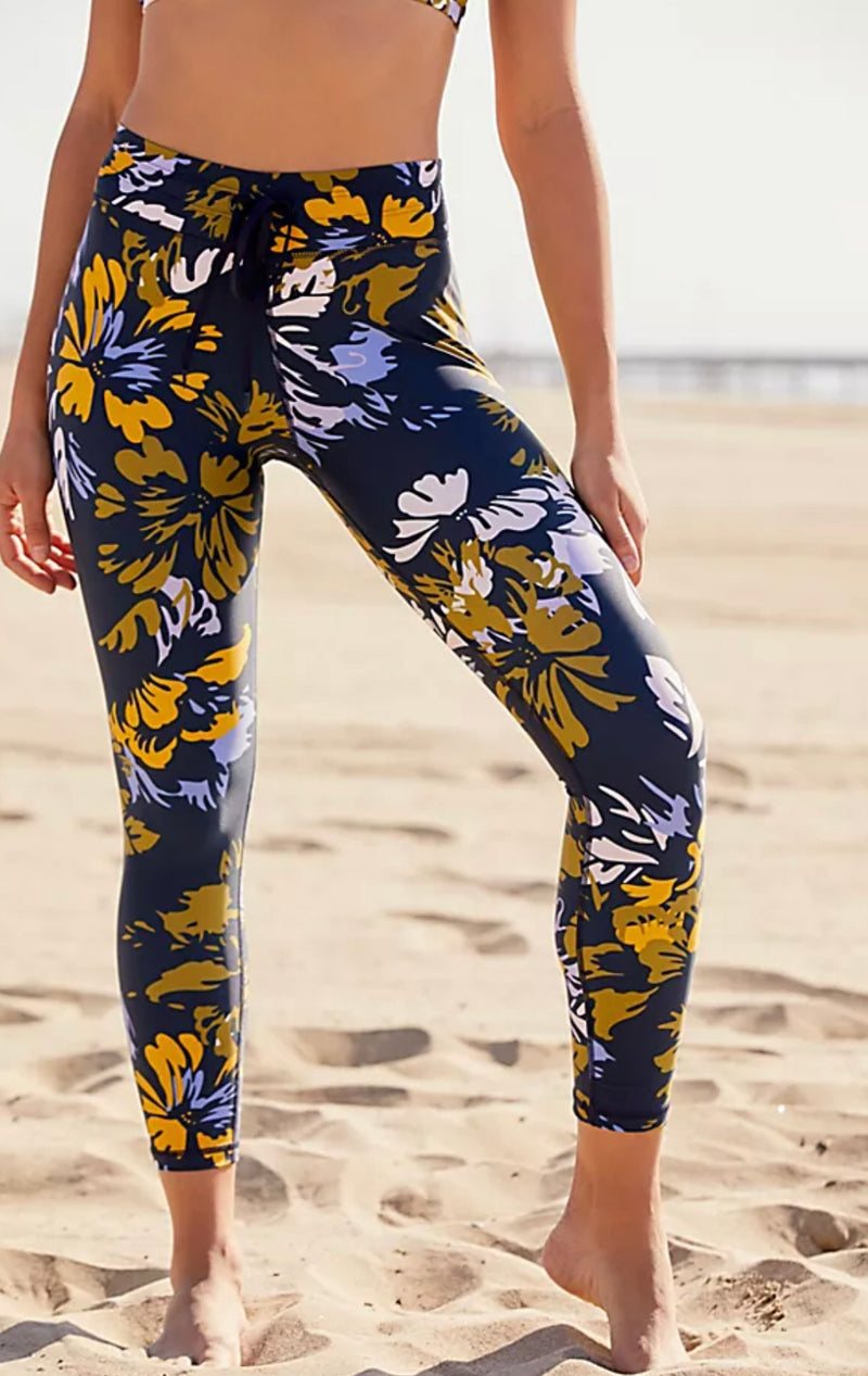 The Upside Kauai Floral Midi Legging