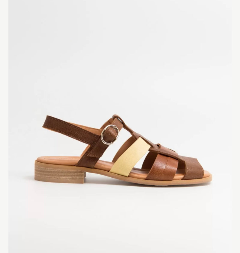 Naguisa Amura  Sandal - Multi Brown