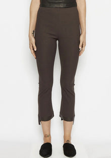 Elaine Kim Olga Flare Pant in Tech Stretch - Mocha