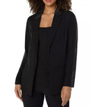 Liverpool Los Angeles Studded Boyfriend Blazer - Black